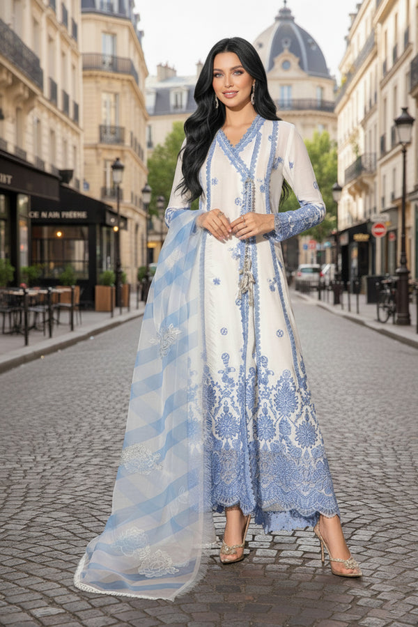 Elisa - 3pc Unstitched Luxury