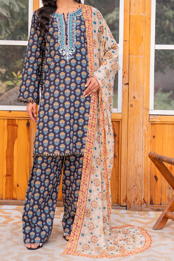 Printed - 1 Pc Chiffon Dupatta
