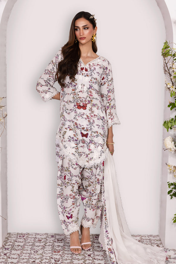 BUTTERFLY BUNCH – 3PC GRIP & CHIFFON PRET GRIP/SILK