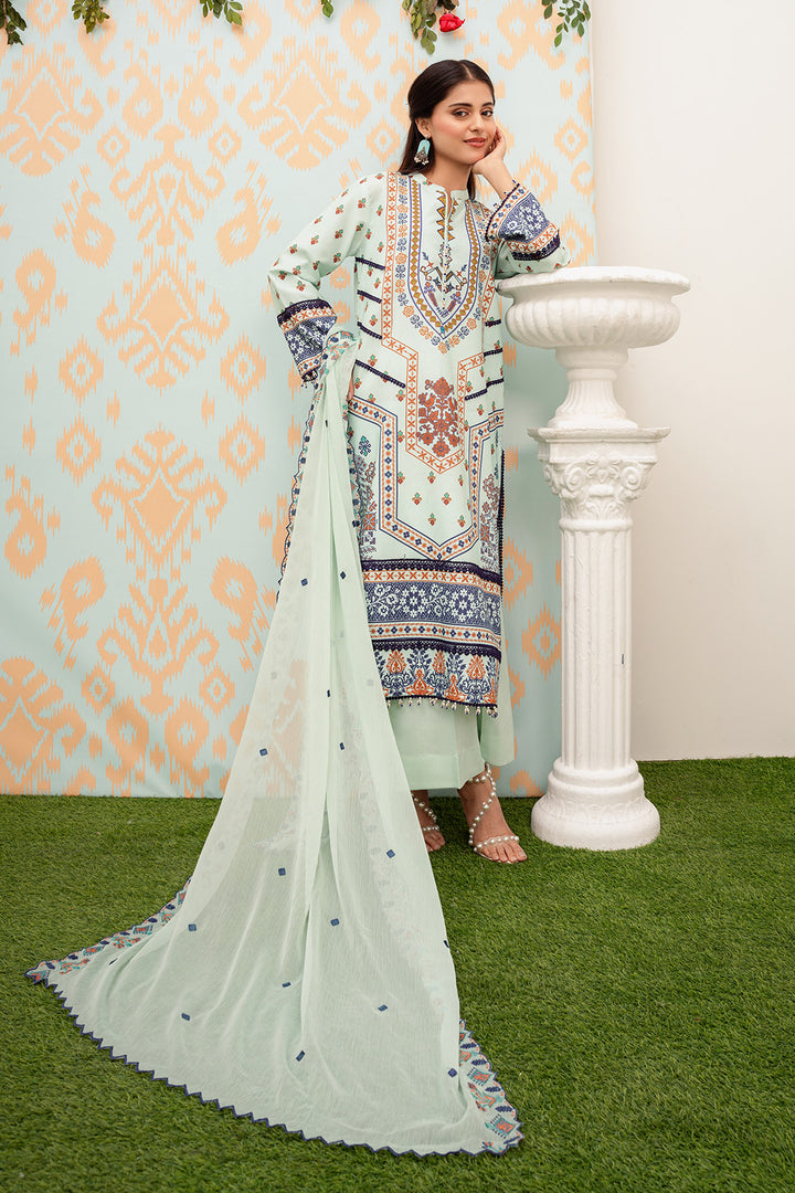 Unstitched Lawn Suit