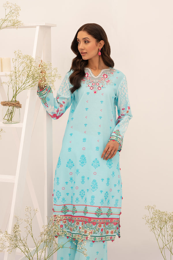 PRINTED - 2 PC LAWN SUIT