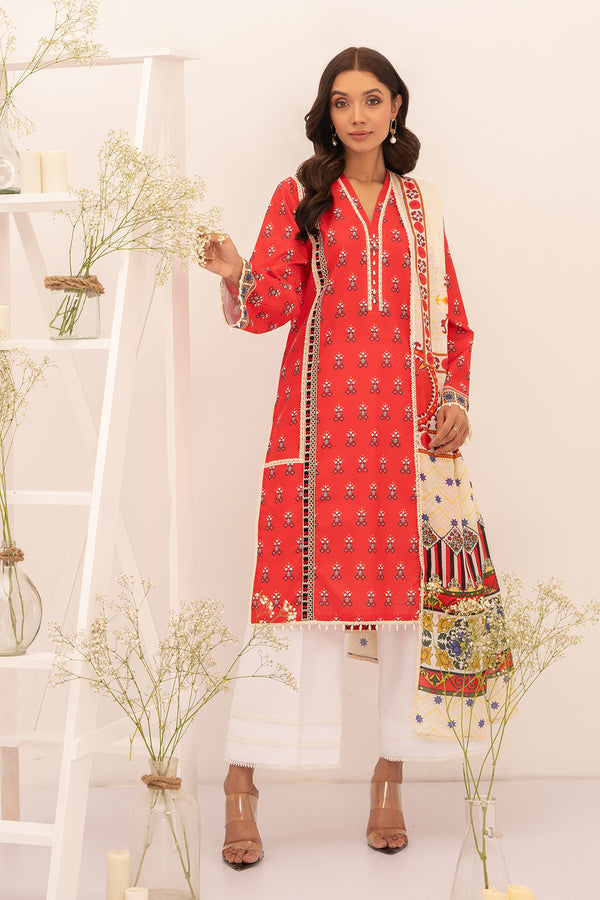 PRINTED - 2 PC LAWN SUIT