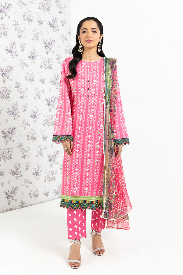 PRINTED - 3 PC LAWN SUIT