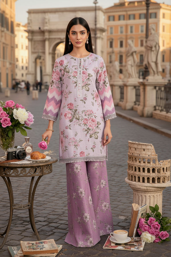 Embroidered - 2 Pc Khaddar Suit