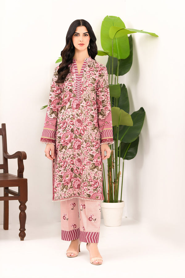 Printed - 2 Pc Khaddar Suit