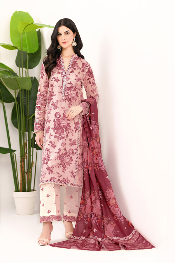Printed - 3 Pc Khaddar Suit