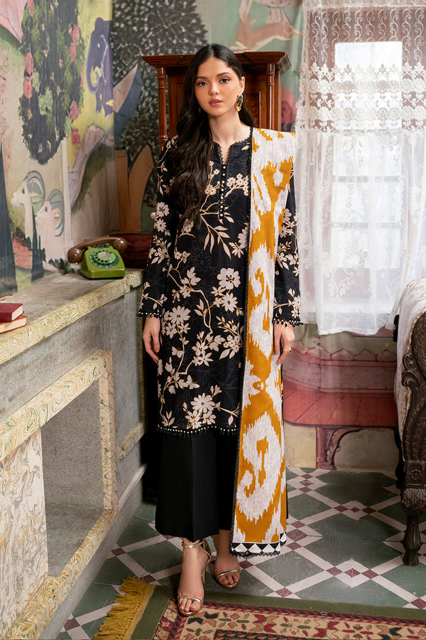 Printed - 3 Pc Khaddar Suit