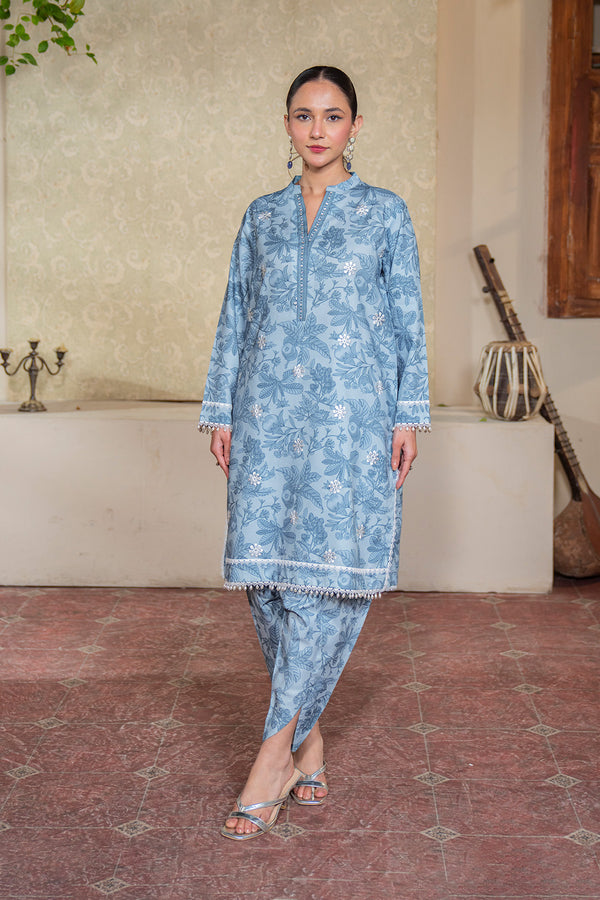 Embroidered - 2 Pc Lawn Suit