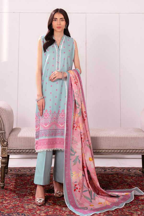 Printed - 2 Pc Lawn Suit (Lawn Dupatta)