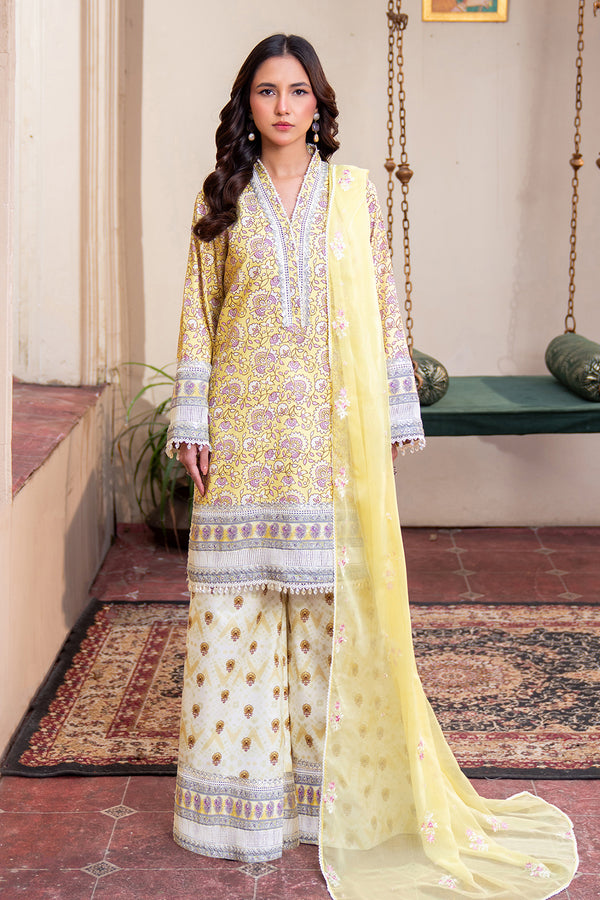 Embroidered - 3 Pc Lawn Suit