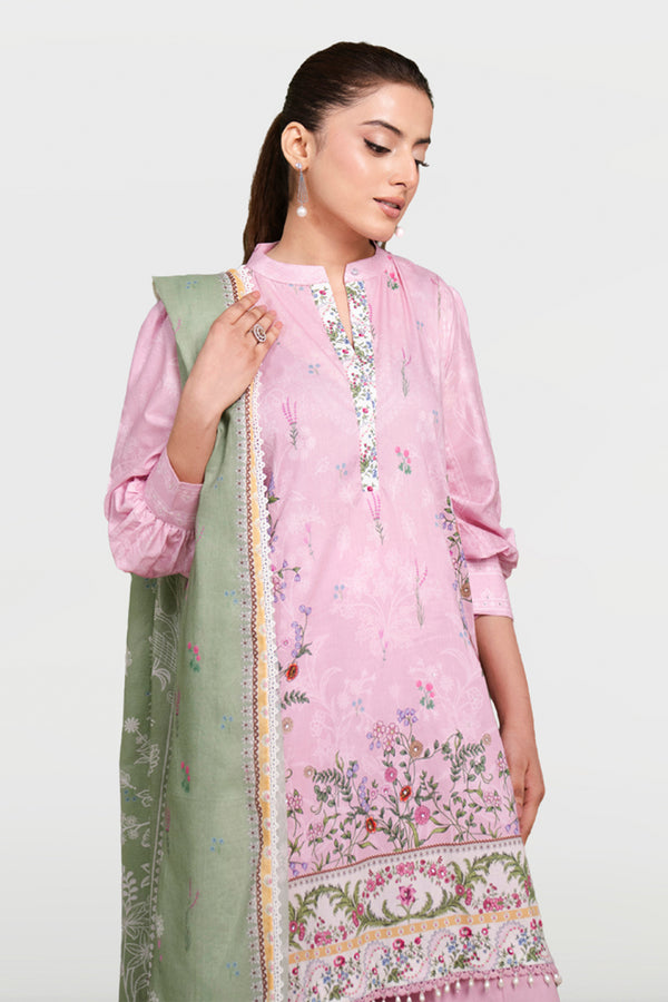 Printed - 3 Pc Cambric Suit