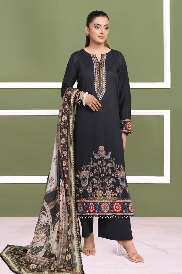 Printed - 3 Pc Cambric Suit