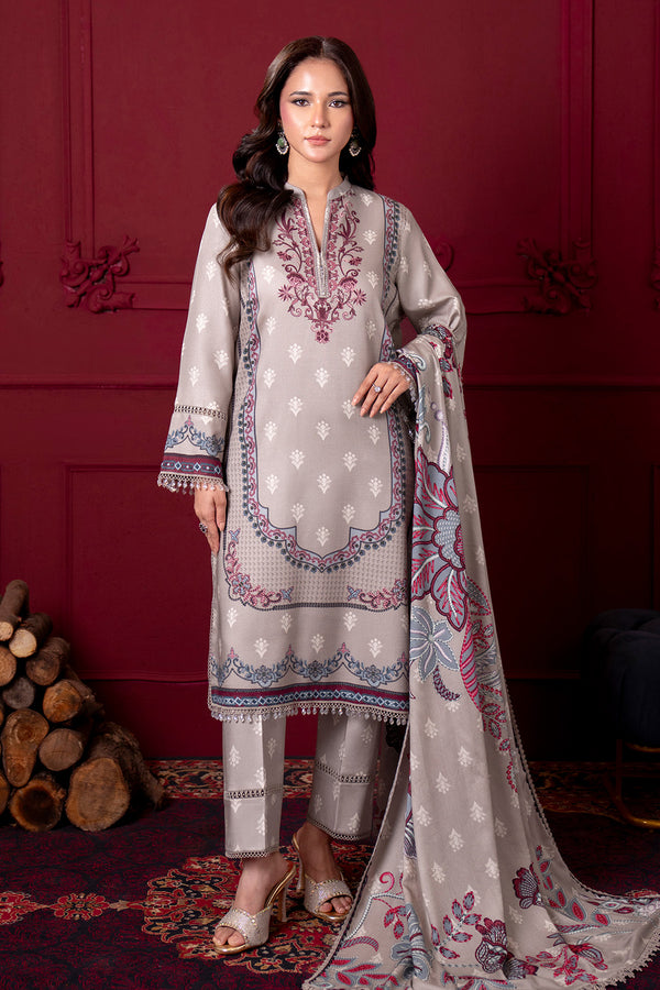 Printed - 3 Pc Linen Suit