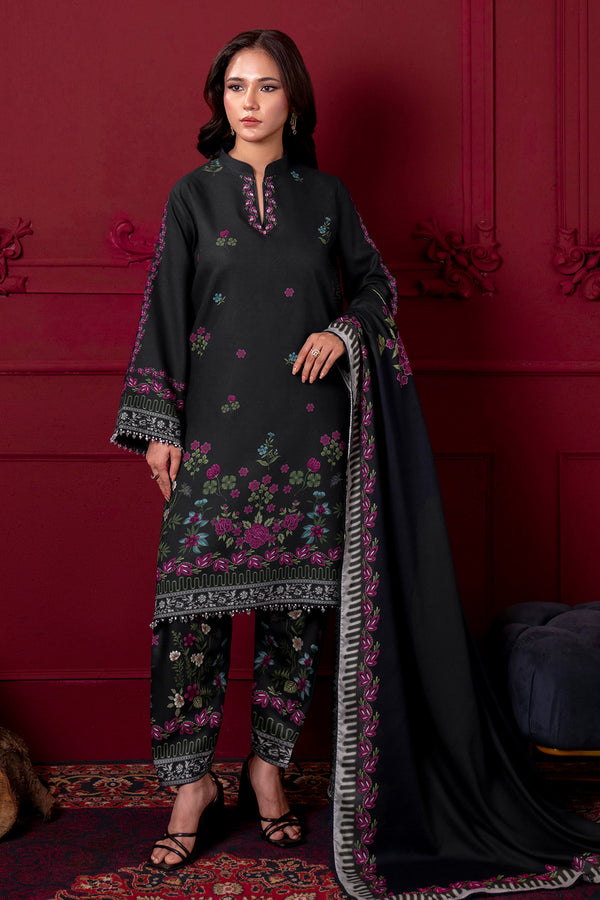 Printed - 3 Pc Linen Suit