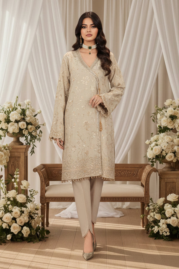 2PC Wedding Unstitched (Raw Silk)