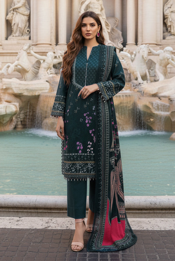 Printed - 3 Pc Karandi Suit