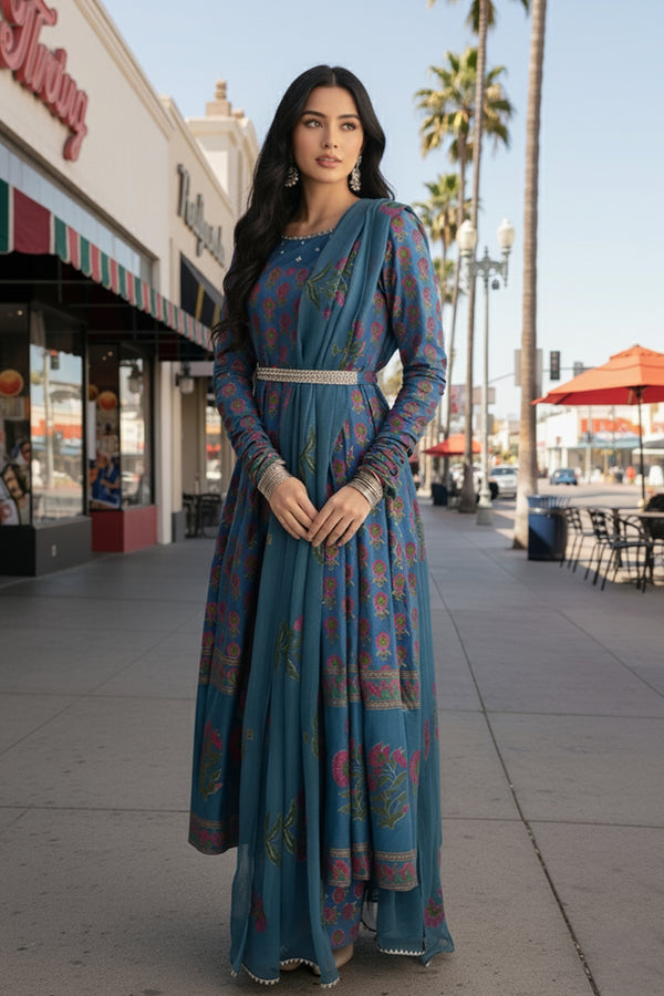 Rangreza - 2PC Peshwas & Dupatta LUXURY PRET