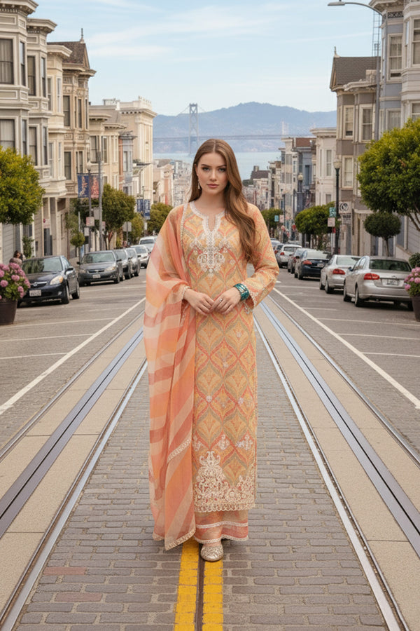 Hoor - 3PC Shirt, Dupatta & Pants LUXURY PRET