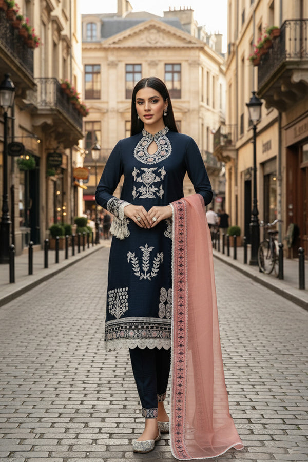 Seline - 3PC Shirt, Pants & Dupatta LUXURY PRET