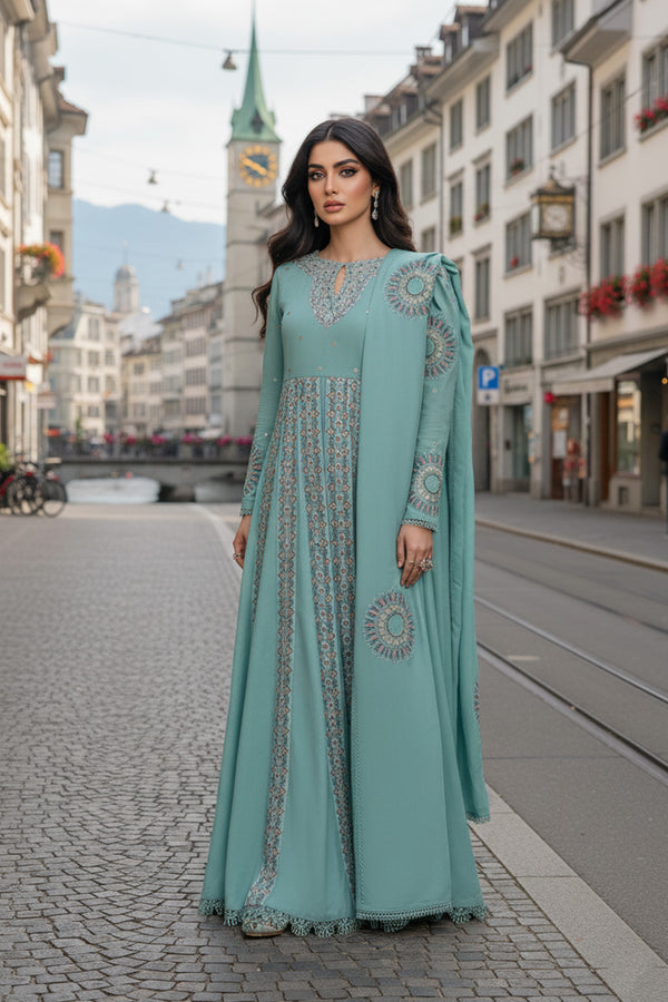 Grace - 3PC Peshwas, Dupatta & Pants LUXURY PRET