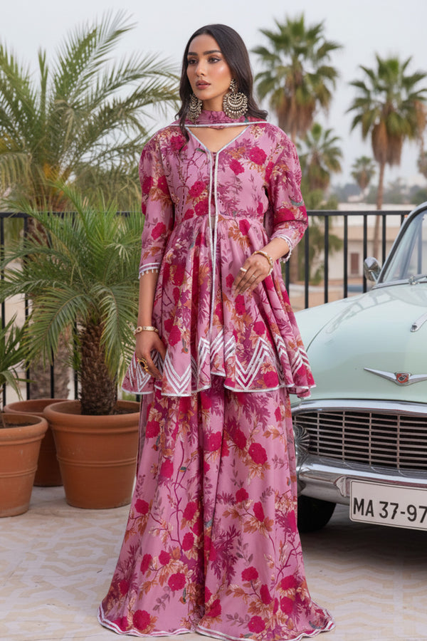 BLOSSOMS OF CHINOISERIE – 3PC GRIP & CHIFFON LUXURY PRET