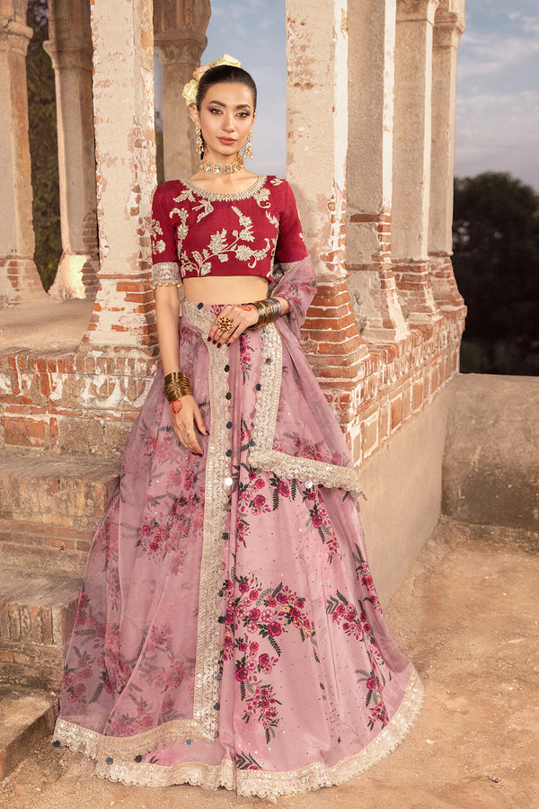 ABROO – 3PC RAWSILK, GRIP & ORGANZA WEDDING FESTIVE PRET