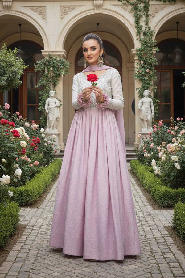 REY – 2PC GRIP & CHIFFON WEDDING FESTIVE PRET