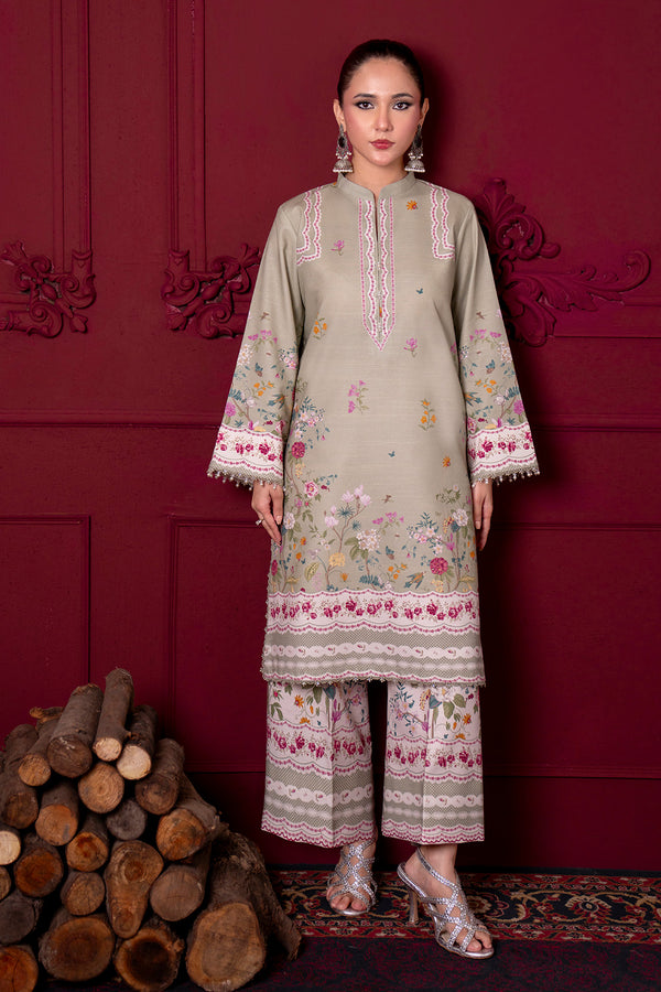 Printed - 2 Pc Karandi Suit