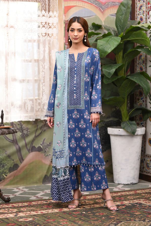 Printed - 3 Pc Khaddar Suit
