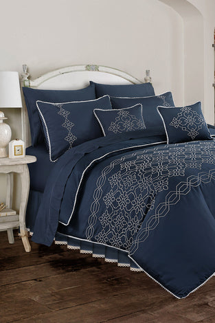 Embroidered Bed Set