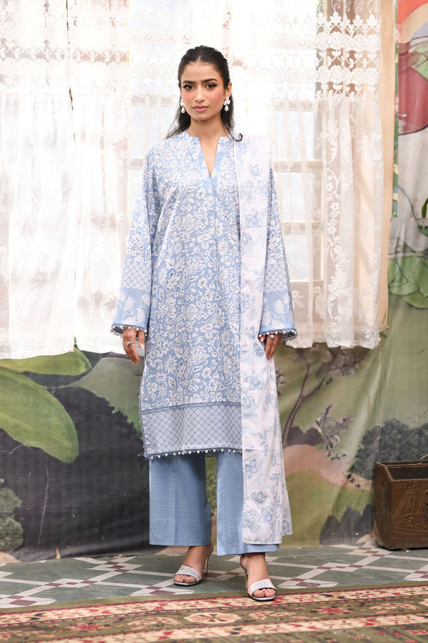 Printed - 2 Pc Khaddar Suit