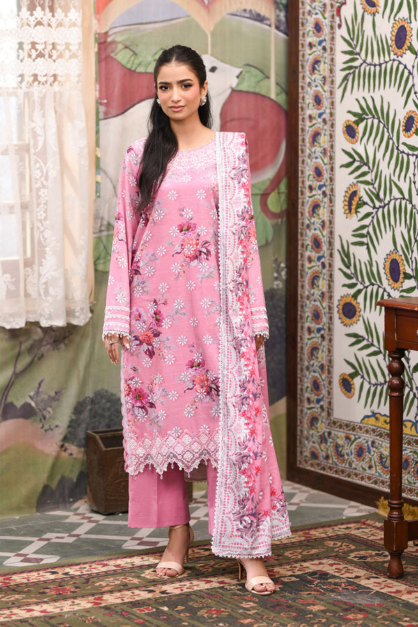 Embroidered - 3 Pc Khaddar Suit